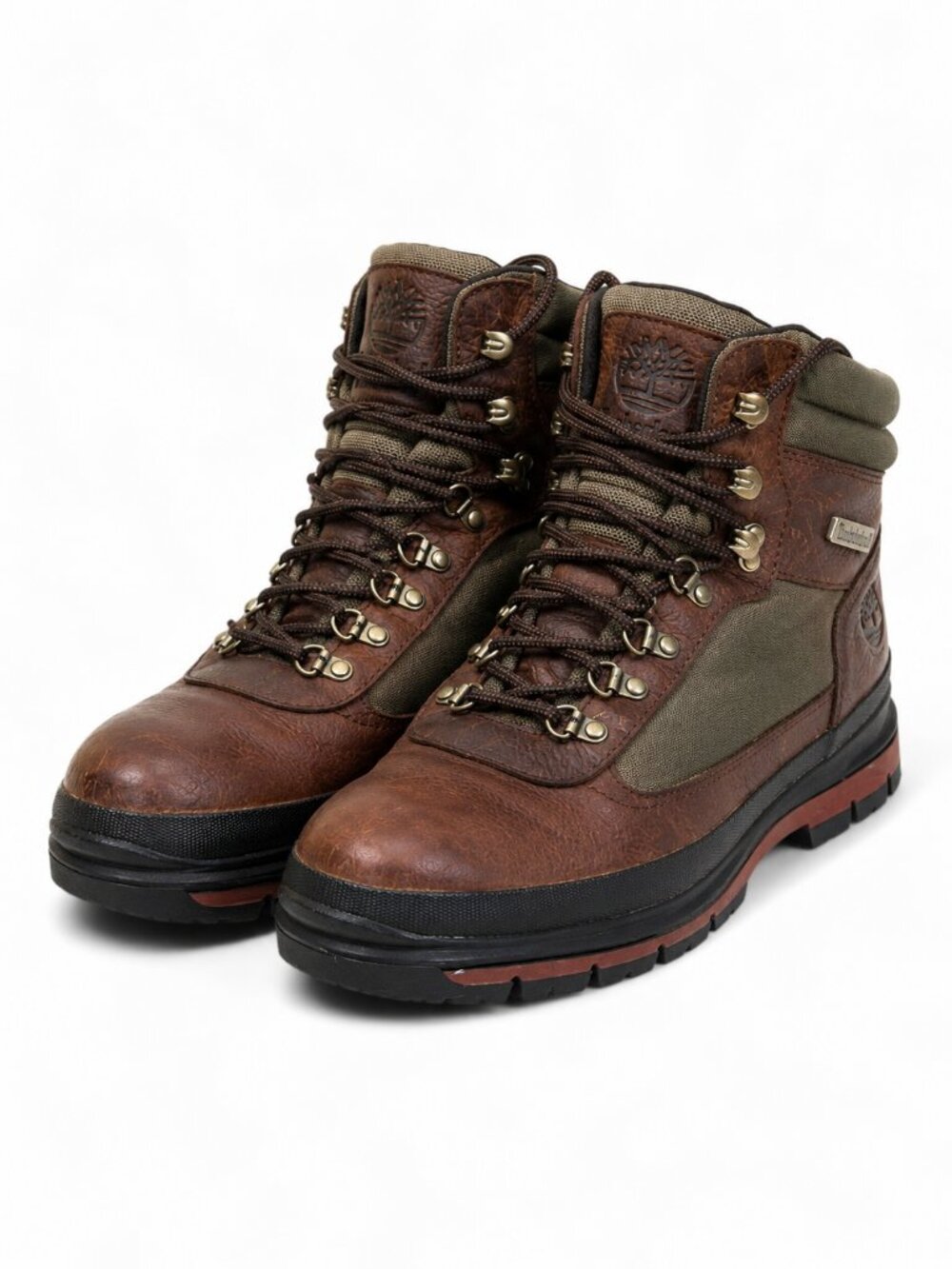 Timberland Waterproof PrimaLoft 200g Hiking Boots Mens 10 Brown Leather